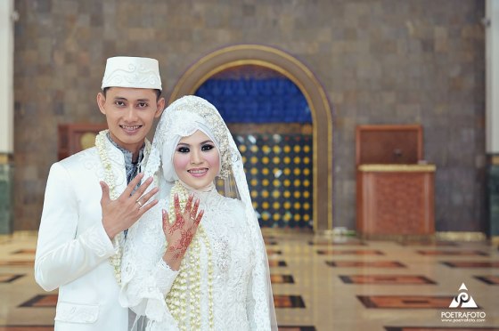 7 Foto Pernikahan dg Baju Gaun Kebaya Pengantin Muslim 