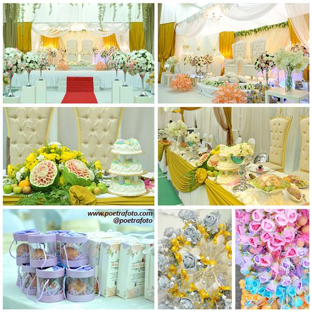 Malaysian Wedding Photos with Malay Melayu Wedding Decoration at Klang Selangor Malaysia