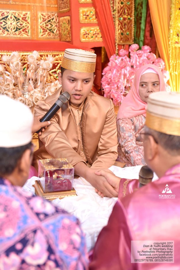 Foto Akad Nikah Wedding Pengantin Muslim Melayu Bugis di Pekanbaru